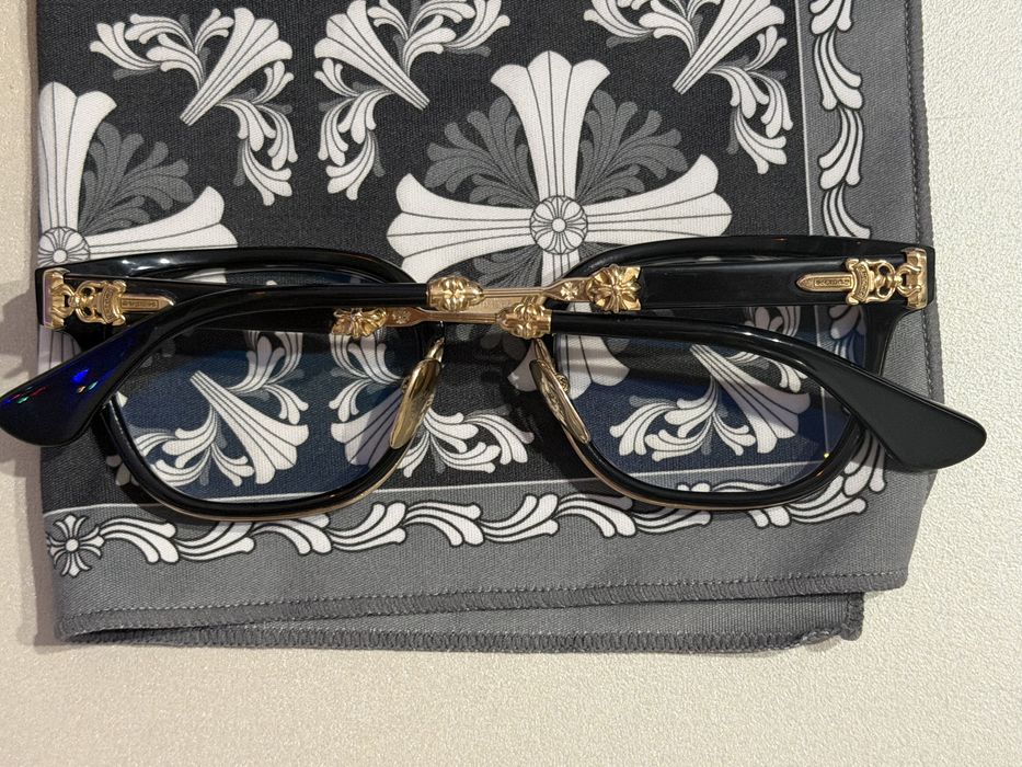 Chrome Hearts Duck Butter Black/Gold очила