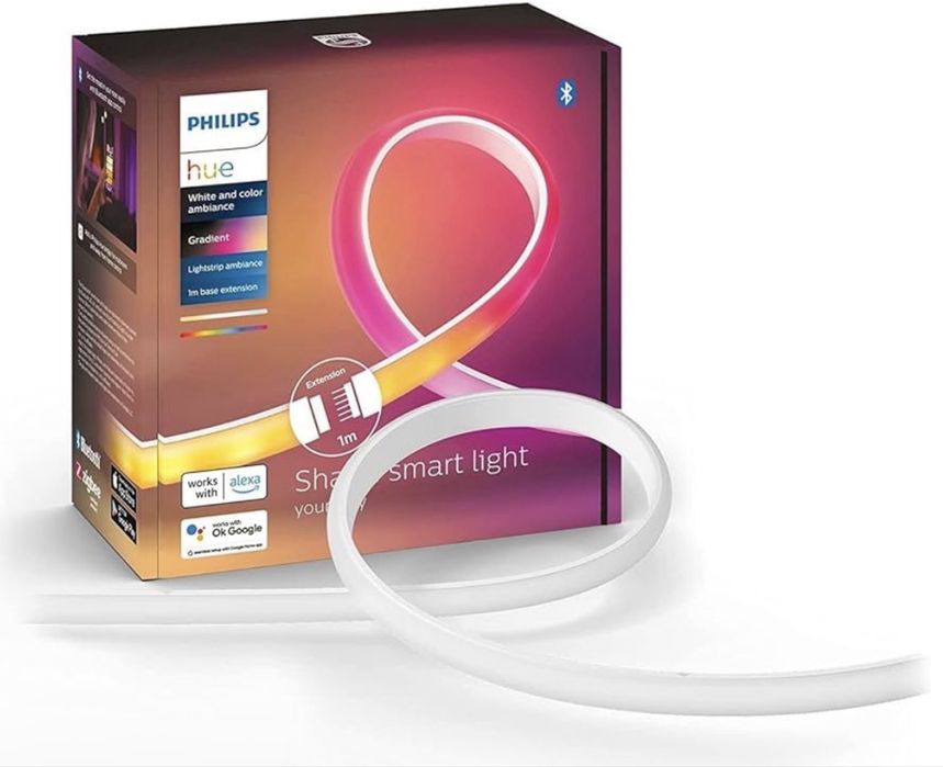 Philips Hue Gradient Ambiance Lightband, extensie de 1 m