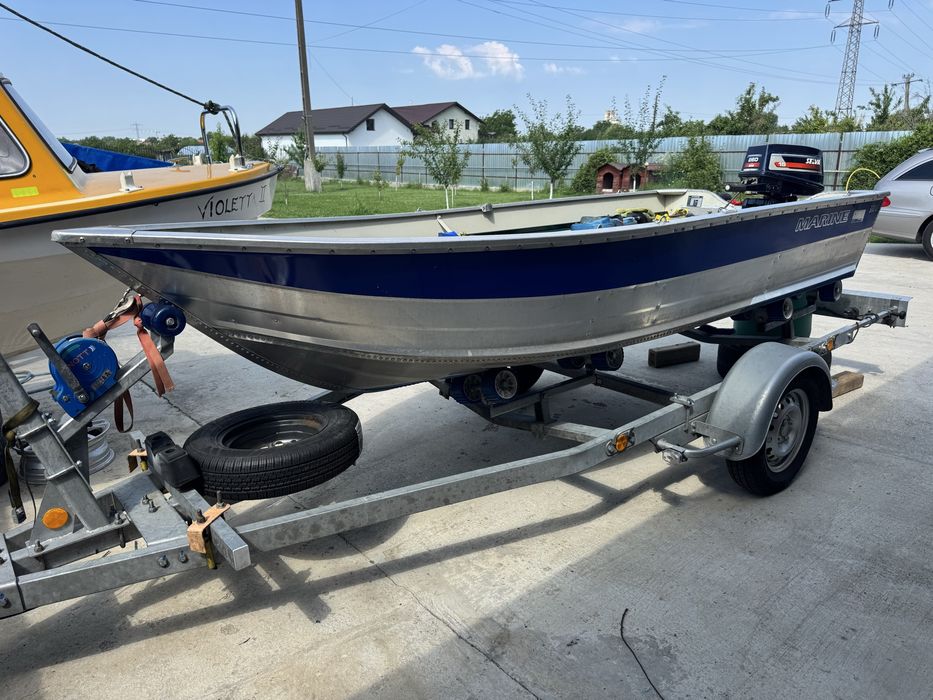 Barca aluminium marine 370 U