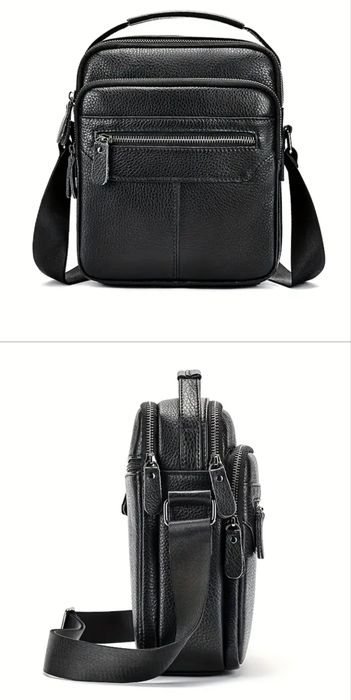 Мъжка работна кожена чанта/Голяма, красива и елегантна -20% Промоциия!