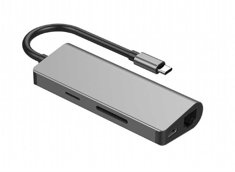 CableExpert 5-в-1 USB-C Адаптер: Твоят Пълен Комплект за Свързаност!