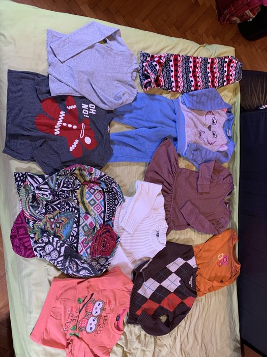 Дънки, блузи, рокли, пуловери 6-7 години 116-122