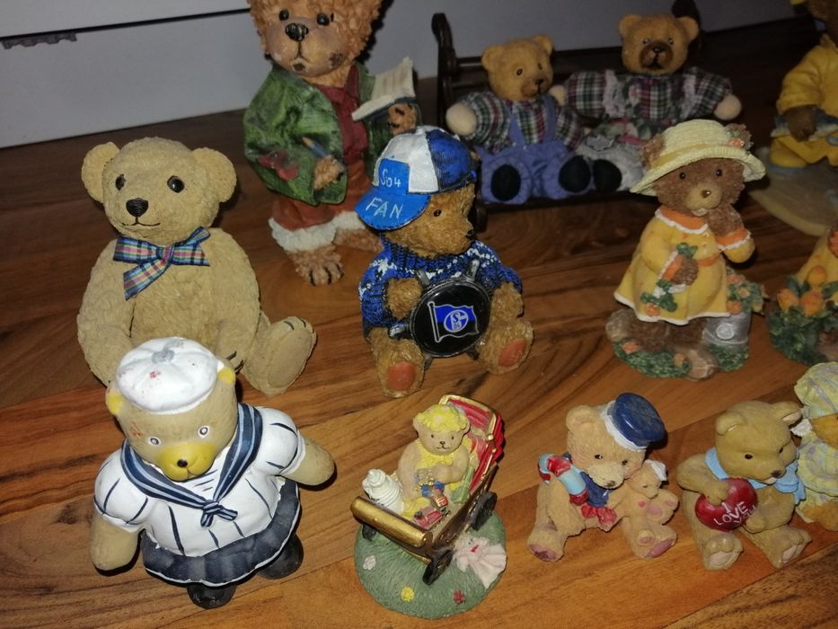 Set Figurine Ursuleți PVC Rasina, Linea Cherished Teddies BeanBears