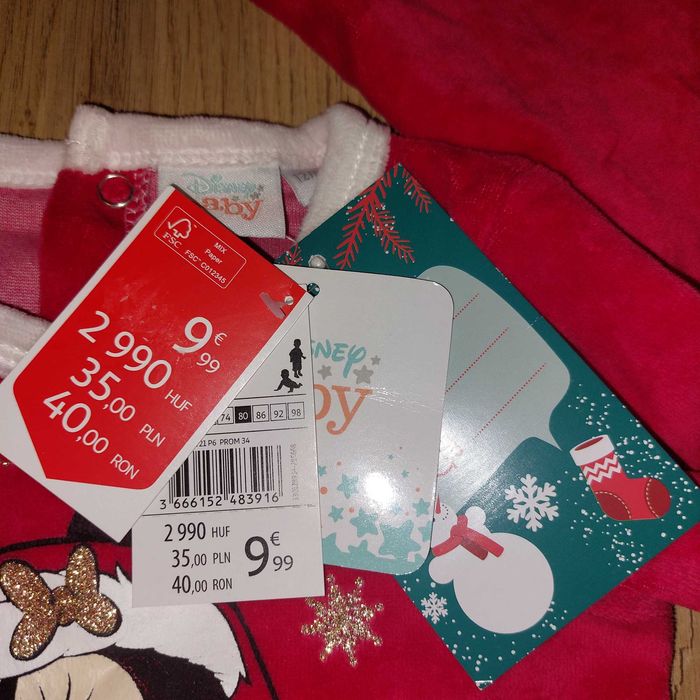 Costum Craciun cu Minnie, nou cu etichetă