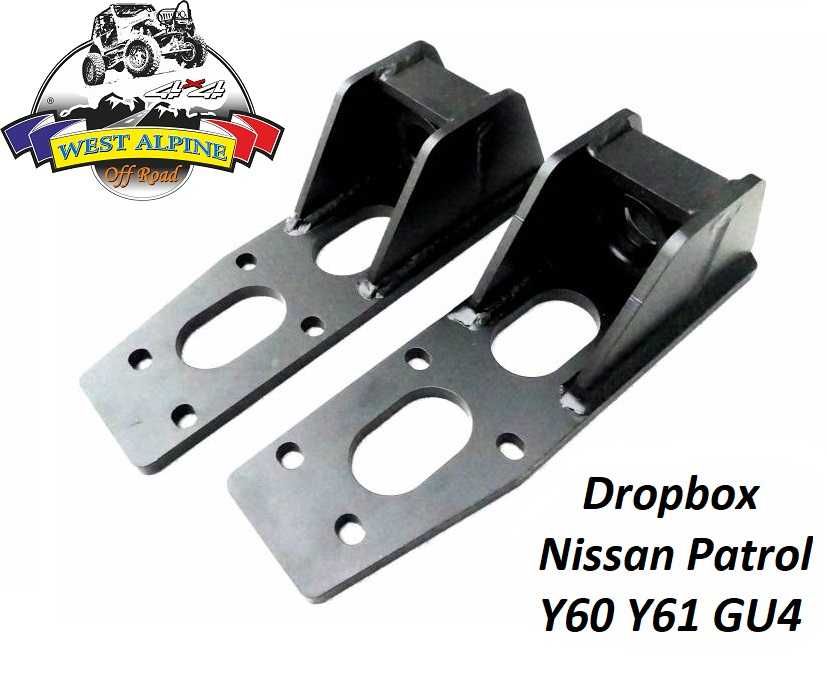 DropBox Nissan Patrol Y60 Y61 heavy duty pentru suspensie + 7-10-15 cm