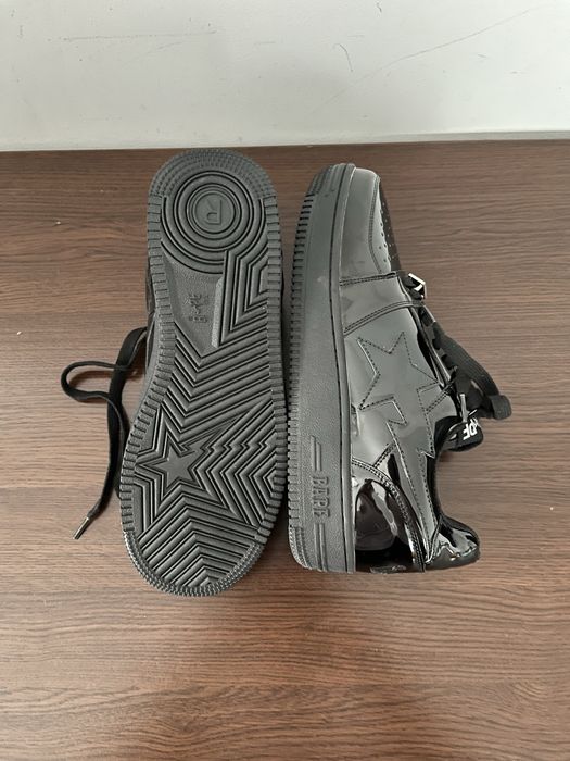 Vand pereche  BAPESTA low patent black