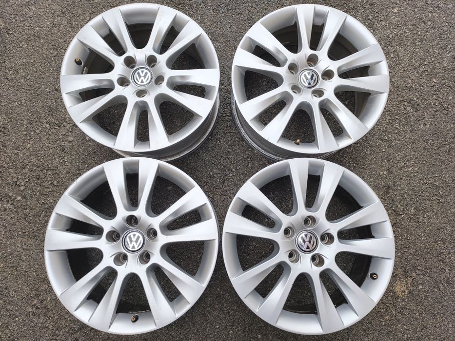 Сеат;Seat/VW;Фолксваген - 17 цола 5x112; 4 бр. Оригинални лети джанти
