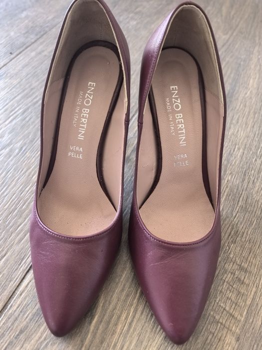 Pantofi stiletto piele