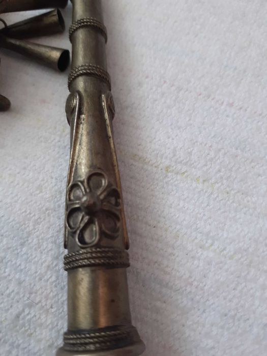 pipa tibetana opiu argint tibetan