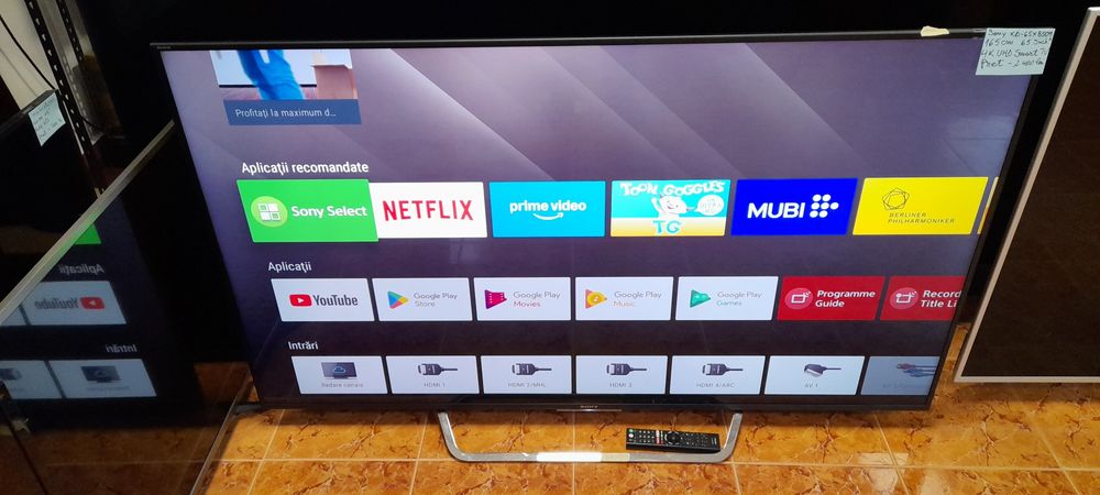 Sony KD-65X8509 165 cm 65 Inch 4K Ultra HD Smart TV