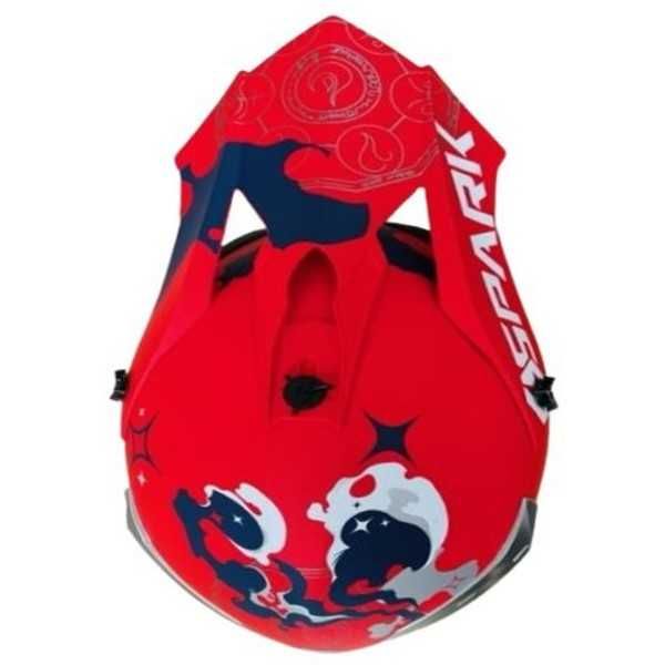 Кросова каска, За мотор, Атв, Велосипед, S, M и L размер, Червен