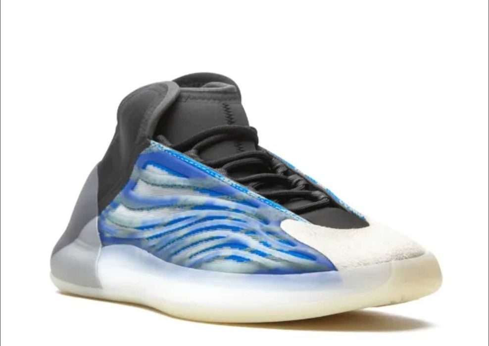 Adidas Yeezy QNTM Frozen Blue - НОВИ, светят в тъмното, номер 47 1/3