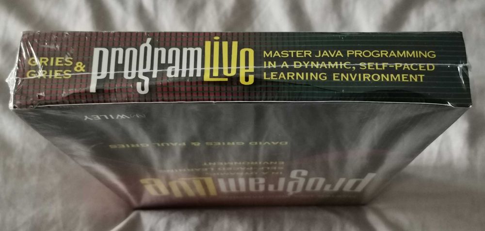 Manual + CD Master Java ProgramLive Workbook David Gries din anii 2000