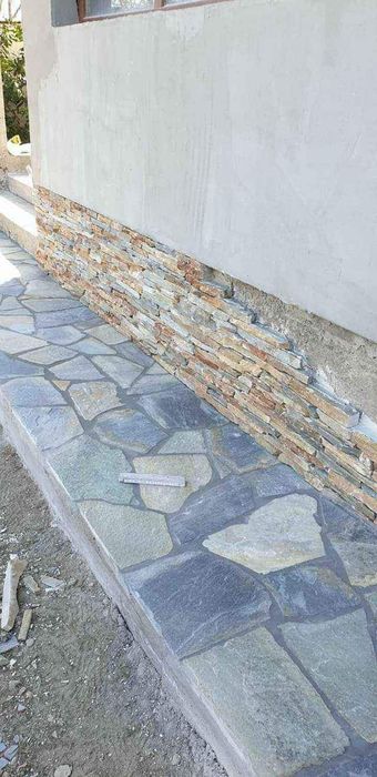 Piatra naturala de munte de Grecia 100%. Lucrez în toată Țara