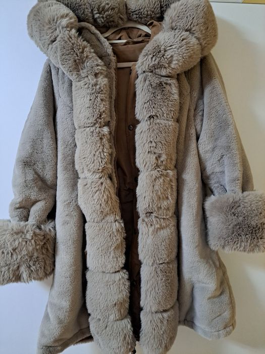 Зимно двулицево дамско яке