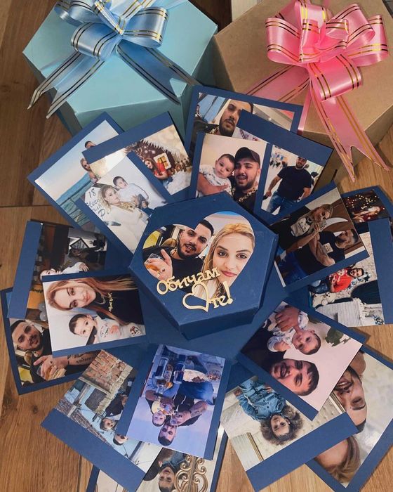 Кутия със снимки, прекрасен подарък за Свети Валентин и всеки повод