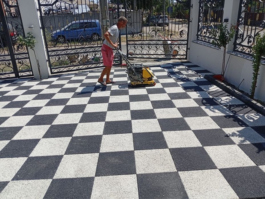 Montam pavaj si bordura