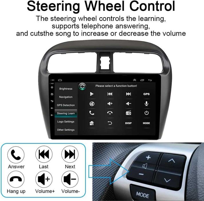 Мултимедия Mitsubishi Mirage Attrage Space Star Dodge Attitude Android