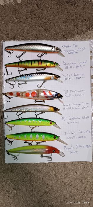 Продам приманки воблеры