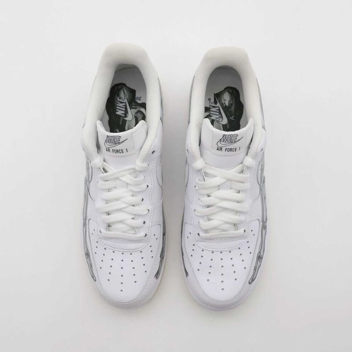 Sneakers AF1 Skeleton cu eticheta (nu Nike, Gucci, Adidas, Balenciaga)