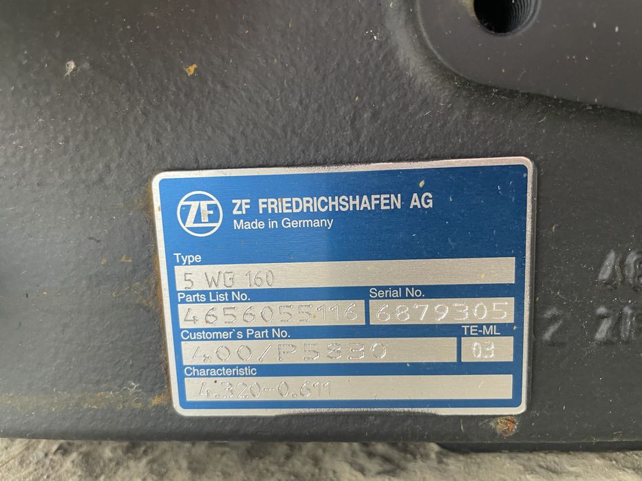 Cutie de viteze ZF 5 WG 160