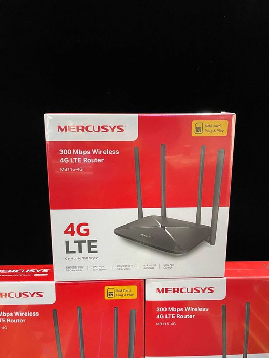 WI-FI Роутер Mercusys MB115-4G это бюджетный 4G LTE Wi-Fi роутер
