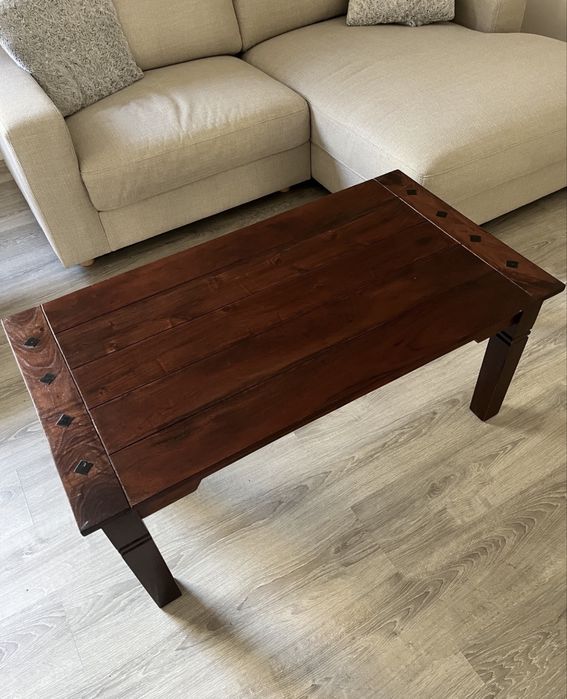 Masa Cafea, lemn masiv , trandafir indian