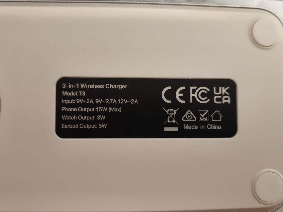 NOU Încărcător wireless magnetic 3 în 1 IQOS (Telefon, Căști, Ceas)