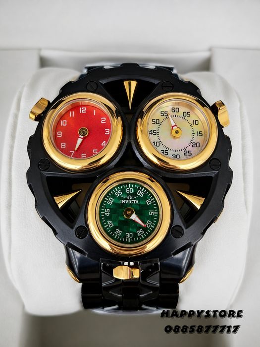 INVICTA Cerberus Black 47 mm, Инвикта нов мъжки часовник