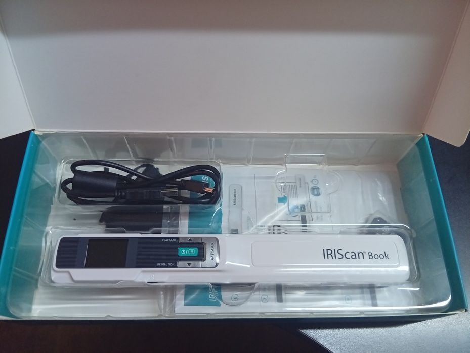 Scanner portabil IRIScan Book 3 – PDF / Word / OCR – documente, cărți