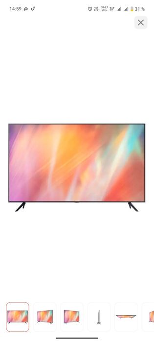 Телевизор Samsung ue55au7100u