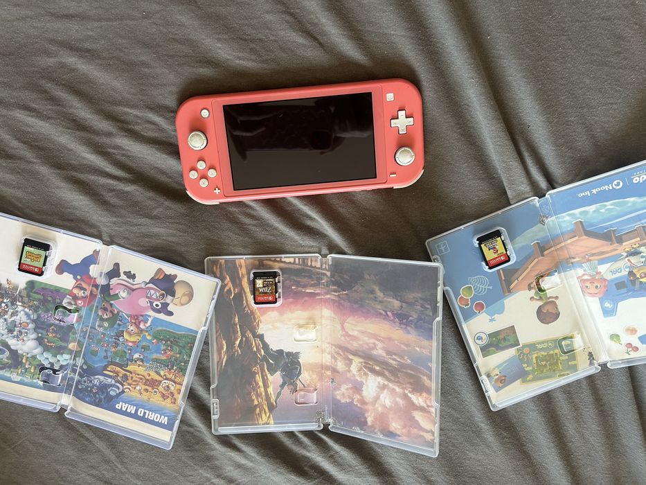 Nintendo Lite  розов цвят