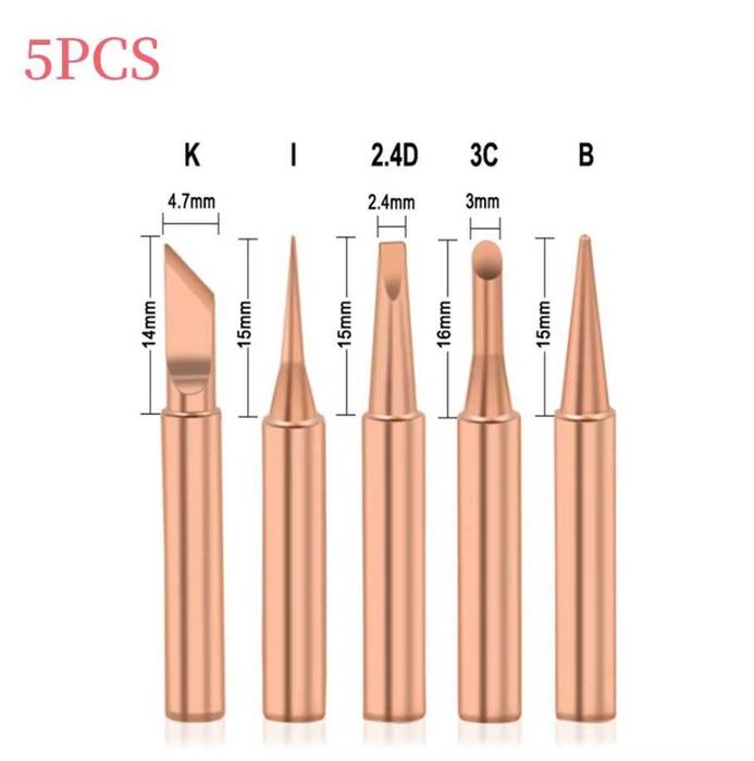 Set  varfuri cupru statii de lipit 936, 937, 938, 969, 8586, 852D