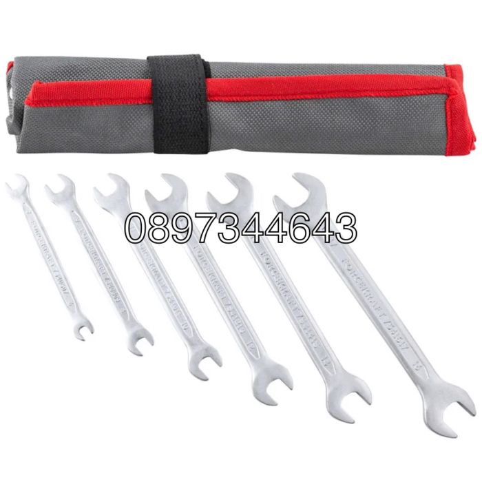 Гаечни ключове FORCEKRAFT комплект 6 части, 6–17 мм