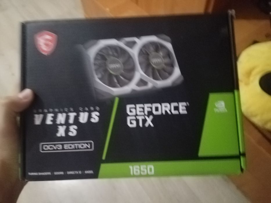 MSI GeForce GTX 1650 D6 Ventus XS 4GB Почти новая брали в Днс