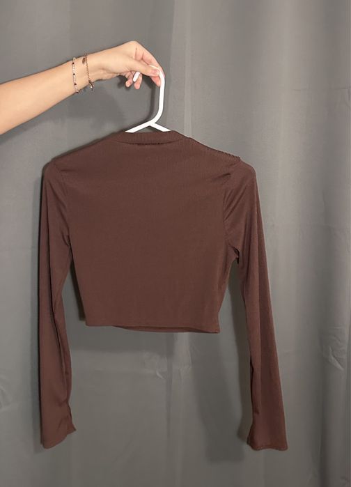 Кафява блуза Missguided