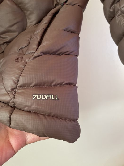 Geacă Adidas, umplutură puf de gâscă, mărime 36, culoare maro