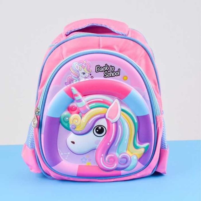 Детска ученическа чанта  с щампована твърда карикатура за предучилищна