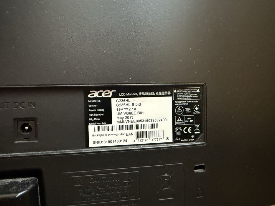 24 инча Монитор Acer Full HD