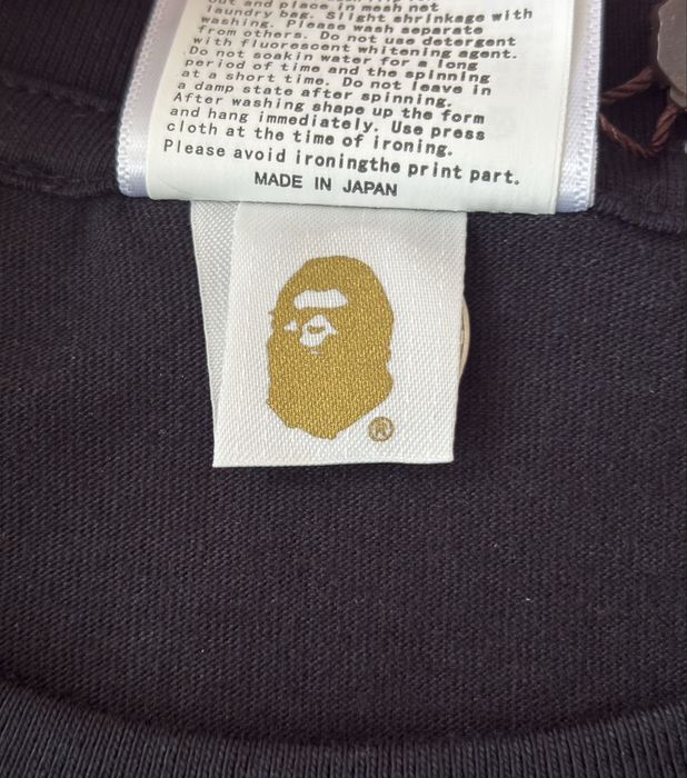 Tricou Bape autentic de vară cu imprimeu alb
