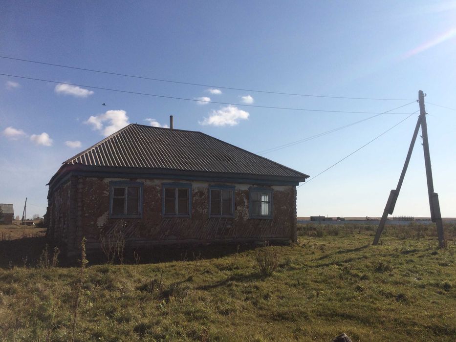 Дом деревянный в селе (сосновый)