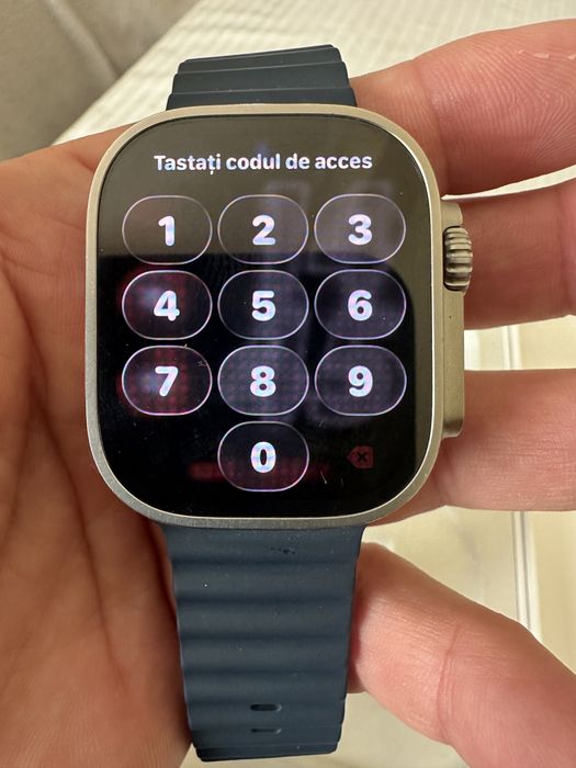 Apple watch ultra2 Titanium blue