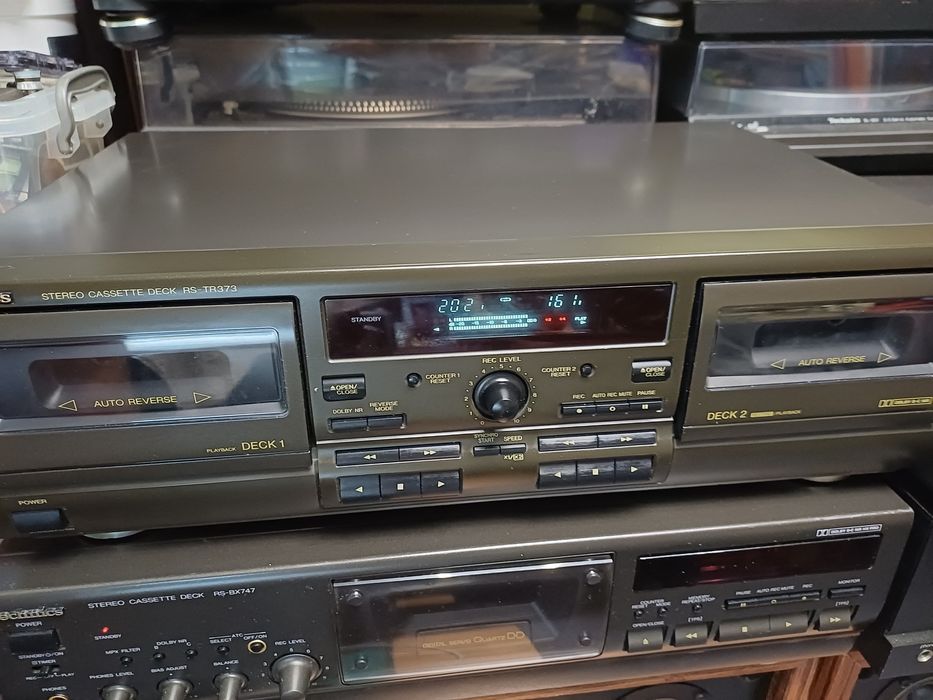 Technics rs tr373 duble deck caseta oldschool