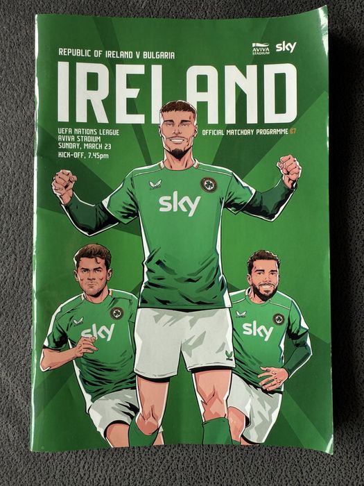 Футболна програма от Ирландия - България (март 2025)