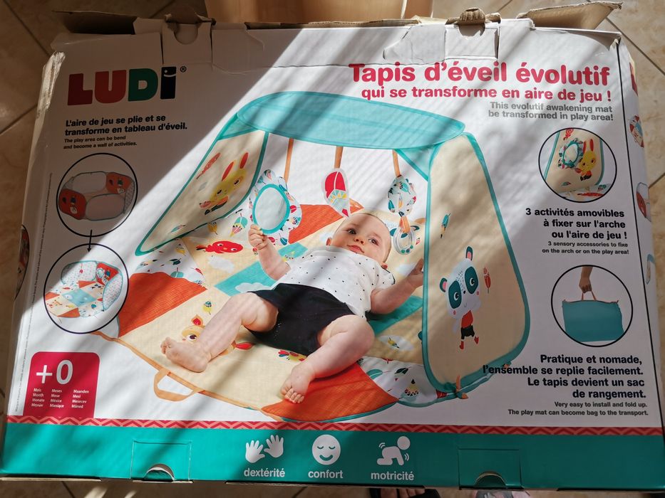 Модулен активен център LUDI – активна гимнастика, кошарка, килимче за