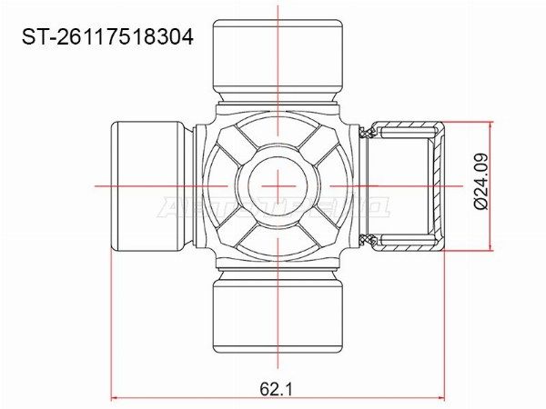 Крестовина карданного вала Renault Koleos