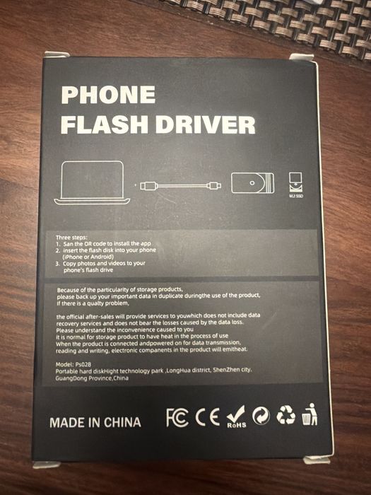 Ssd flash driver 256 TB