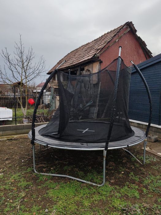 Trambulină 426 cm  cu plasą siguranță