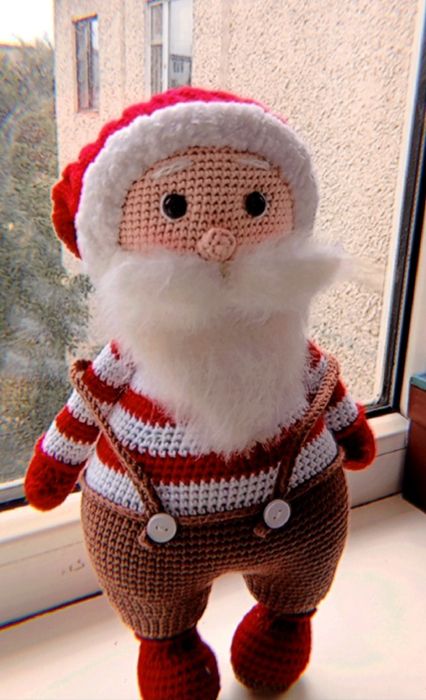 Вязаная игрушка самодельная
