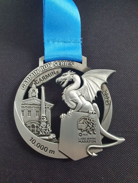 Медал от маратон Любляна 2025г